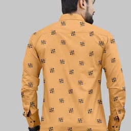 shubhflax Men Regular Fit Printed Spread Collar Casual Shirt image 2