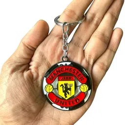 occel Manchester United Logo Spinner Keychain – Football Fan Souvenir & Gift Key Chain-picture-17