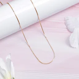 zavya Serpentine Elegance Rose Gold-Plated Snake Chain 925 Sterling Silver Plated Sterling Silver Chain-picture-15