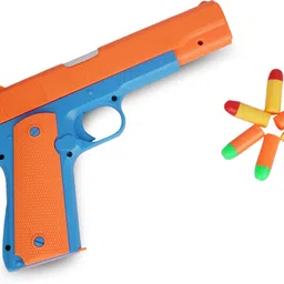 M1911 Soft Bullet Gun Toy for Kids | Long Range Shooting Pistol with Magazine Darts & Plastic Bullets-image-57