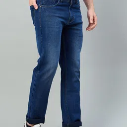 duke Men Regular Mid Rise Blue Jeans image 4