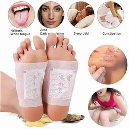 r a products Q Body Cleanse Foot Stress,Pain and Constipation Relief-Relaxing Foot (Patch-10) image 1