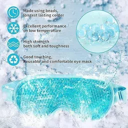 adp traders Cooling Gel Ice Eye Mask, Reusable Hot Cold Pack Compress image 3