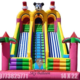 ganesh sky balloon Infiatable Slide Bouncy Mickey With Panda Design With 14x22 Feet Size Inflatable Hoppers & Bouncer-picture-10