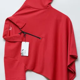 n and j Men Solid Polo Neck Polyester Red T-Shirt-picture-17