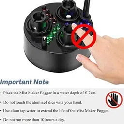 eastra 24V 12 LED With Adapter Ultrasonic Mist Maker Fogger-EHK2299 Power Supply Electronic Hobby Kit image 3