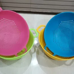 grahast Fruit vegetable pack 3 BasketRound_182 Plastic Fruit & Vegetable Basket image 3