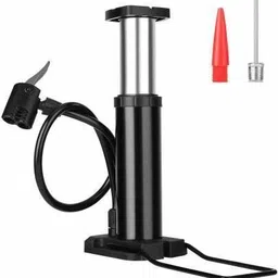 CYCLE FOOT PUMP Bicycle Pump (Black, Silver) Bicycle, Car, Ball, Football Pump Pump-image-3