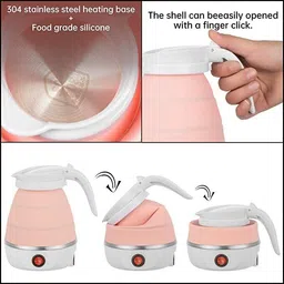 speginic Silicone Fast Boiling, Beautiful Design Collapsible, Portable Electric Electric Kettle-picture-27