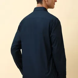 allen solly Men Regular Fit Solid Casual Shirt image 3