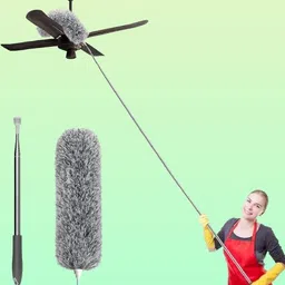 notron Extra Long 100-inch Long Fan Cleaning Mop Ceiling Cleaning Wet and Dry Duster-picture-24