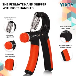 yixty Fitness Combo Of Skipping Rope with Hand Grip for Body Workout Fitness Accessory Kit Kit image 2