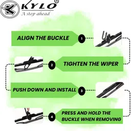 kylo Windshield Wiper For Tata Tiago image 4