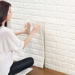 tomex 70 cm 3D FOAM BRICK WALL STICKER ( PACK OF 2) Self Adhesive Sticker-picture-21