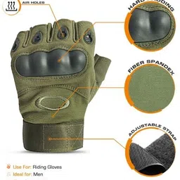 automerak Military Fingerless Half Finger Gloves Riding Gloves-picture-31
