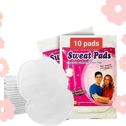 carehut 10 Pcs Underarms Disposable Highly Absorbent Sweat Pads Cotton Anti Allergic Sweat Pads-picture-17