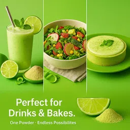 confect Lime Powder | Pure & Natural Powder for Baking, & DIY Recipes Nutrition Drink image 5