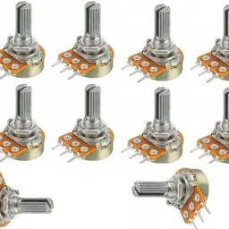 electrobot B1M 1609 16mm 1M Ohm Rotary Potentiometer (PLASTIC SHAFT) (10 Pcs). Electronic Components Electronic Hobby Kit-picture-35