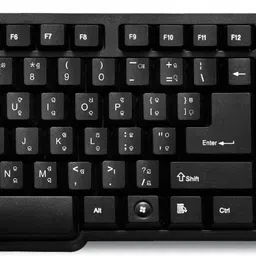VISHAL Choice-Oriya with 104 Keys Wired USB Standard Multi-device Keyboard Compatible with Desktop, Laptop, Mac-picture-30