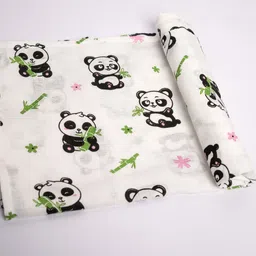 playful stitches Animal, Printed Single Swaddling Baby Blanket for Mild Winter image 3