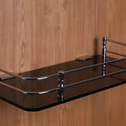 spiry 12x5 Inch Wash Basin Stand/bathroom rack Shelves/bathroom accessories set Acrylic Wall Shelf-picture-23