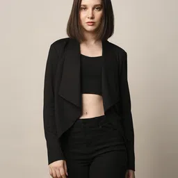 only Women Solid Single Breasted Casual Blazer image 4