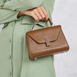 Styli Flap Handbag with Twist Lock-picture-13