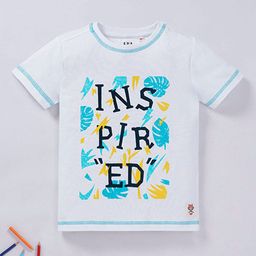 Ed-a-Mamma Boys Typography Printed Cotton T-shirt-picture-28