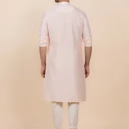 Tasva Mandarin Collar Regular Kurta With Churidar image 4