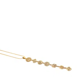 Studio One Love Gold-Plated Contemporary Pendant With Chain image 3