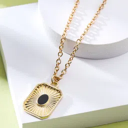 VIRAASI Gold-Plated Pendant With Chain-picture-29