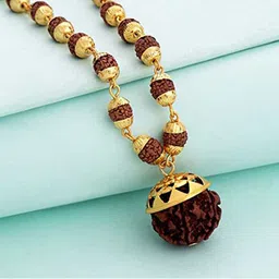 Saizen Unisex Gold-Toned & Brown Brass Gold-Plated Antique Chain-picture-31