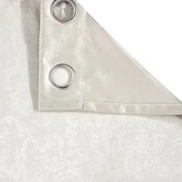 Home Sizzler Brown Self Design Long Door Curtain image 3