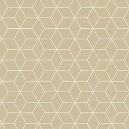 Story@home Beige Geometric Black Out Window Curtain image 2