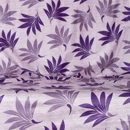 Cortina Purple Leaf Print Single Door Curtain image 3