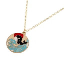 AMI Gold-Plated Enamelled Chain image 4