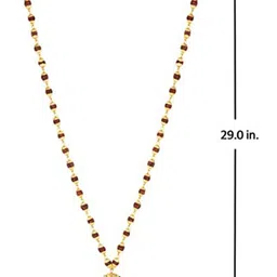 Saizen Unisex Gold-Toned & Brown Brass Gold-Plated Antique Chain image 3