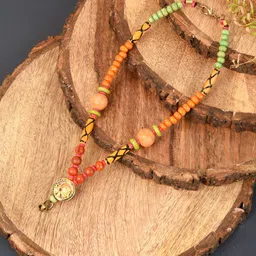 AAKRITI ART CREATIONS Brass-Plated Tribal Necklace-picture-52