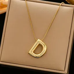 DIVASTRI Gold-Plated Contemporary Pendants with Chains-picture-27