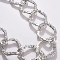 SOHI Silver-Toned Silver-Plated Chain image 2