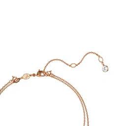 SWAROVSKI Rose Gold-Plated Crystals Studded Circular Pendants with Chains image 3
