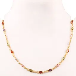 Jewar Mandi Brass Gold-Plated Chain image 3