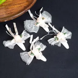 Golden Peacock Girls Set of 4 Lace Tic Tac Hair Clip-picture-26