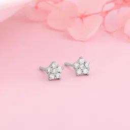925 Silver Zircon Constellation Earrings for Women Zircon Sterling Silver Stud Earring-image-90