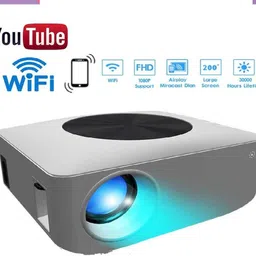 IBS HD WIFI YOUTUBE MIRACAST ACCESS 1080P Home Theater Multimedia Multi-Screen (4700 lm) Portable Projector image 2