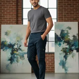 krivish Men Cargos image 2