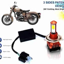 cyt 478425752 Headlight Motorbike LED for TVS, Royal Enfield, Bajaj, Hero (12 V, 36 W) image 3
