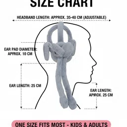 ablue clipper Dangling Rabbit Ear Muffs Ear Muff image 4