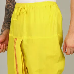 HOC Embroidered, Striped, Solid Men Dhoti image 4