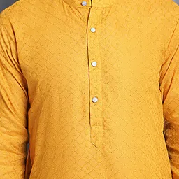 anouk Men Pure Cotton Kurta Pyjama Set image 4